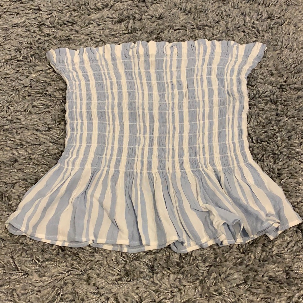 Strapless Stripped Shirt
